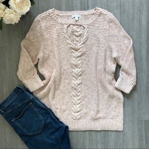 New York & Co cable knit sweater